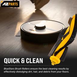 [Lifetime Warranty] Main Brush Rollers Replacement for Ecovacs Deebot OZMO T8, T8 AIVI, T9, N8, N8+, N8 Pro Plus, X1, X1 Turbo, X1 Plus, T10 Plus, 920, 950, T5, N10 Plus Robot Vacuums - Pack of 2 thumbnail 4