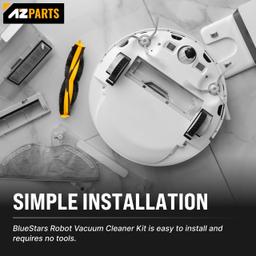 [Lifetime Warranty] Main Brush Rollers Replacement for Ecovacs Deebot OZMO T8, T8 AIVI, T9, N8, N8+, N8 Pro Plus, X1, X1 Turbo, X1 Plus, T10 Plus, 920, 950, T5, N10 Plus Robot Vacuums - Pack of 2 thumbnail 3