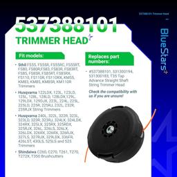 T35 Tap Advance Trimmer Head 537388101 for Husqvarna thumbnail 6