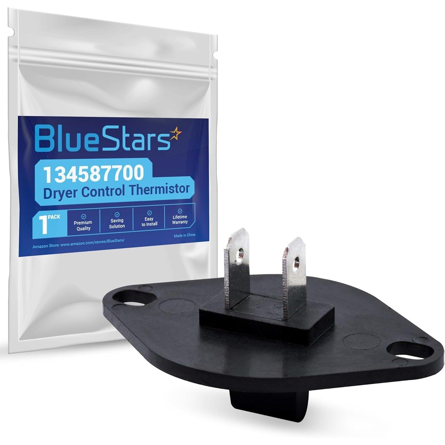 [Lifetime Warranty] 134587700 Dryer Control Thermistor - 10K Ohms of Resistance - Compatible with Frigidaire & Kenmore Dryers - Replaces 1156925 134216500 AP3866842 PS1149368 image 0