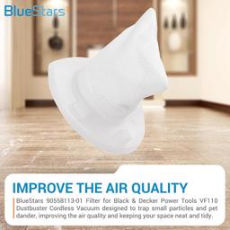 5 Packs Replacement Filter for Black & Decker Power Tools VF110 Dustbuster Cordless Vacuum thumbnail 5