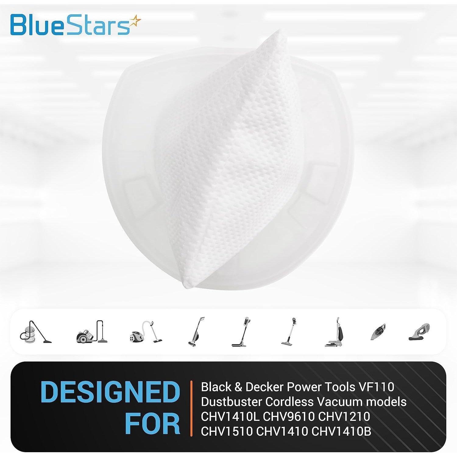 5 Packs Replacement Filter for Black & Decker Power Tools VF110 Dustbuster Cordless Vacuum image 6