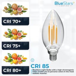 [Lifetime Warranty] Dimable 4W B10 E12 LED Bulbs - Pack of 12 thumbnail 6