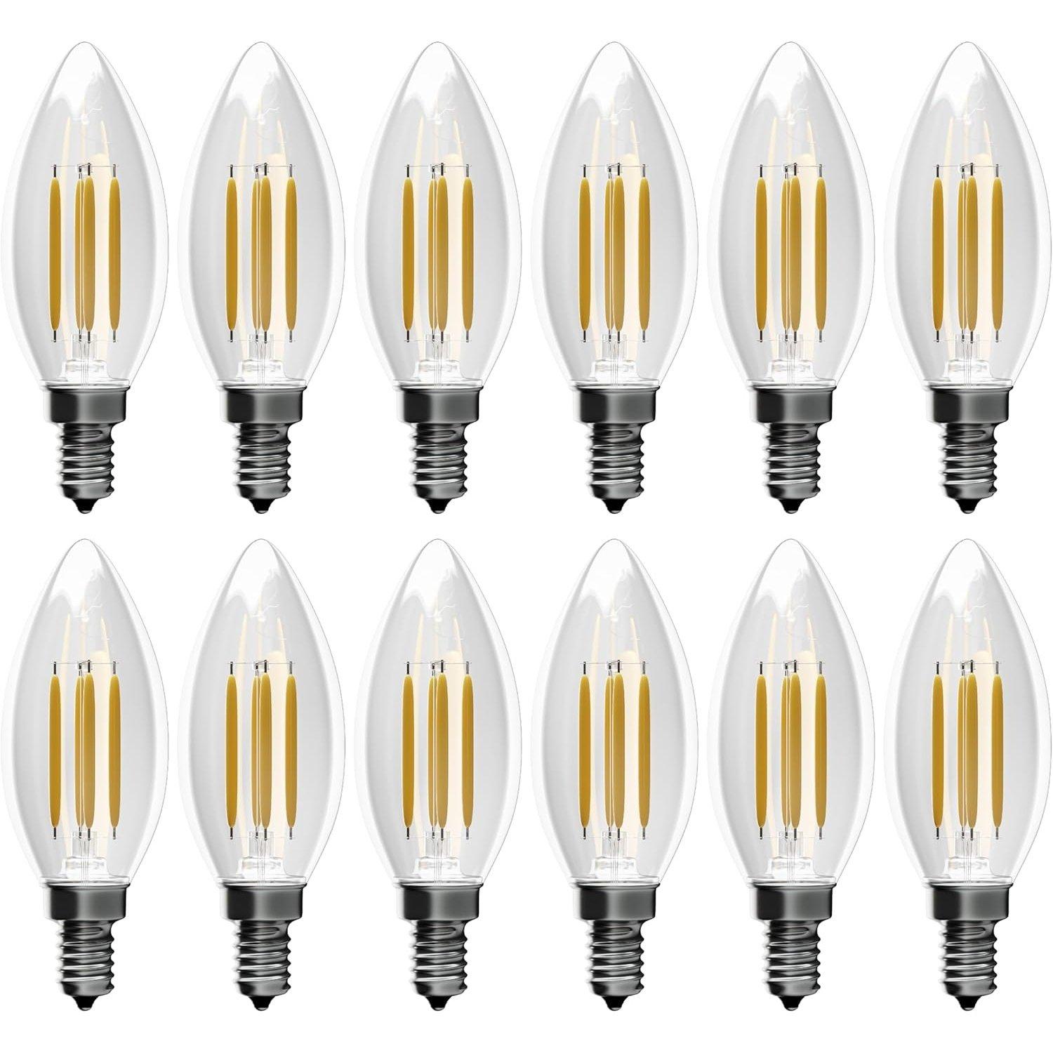 [Lifetime Warranty] Dimable 4W B10 E12 LED Bulbs - Pack of 12 image 7