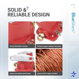 [Lifetime Warranty] 12V Heavy Duty SW3 Hot Rod Starter Solenoid SS581T/ ALL7620 thumbnail 2