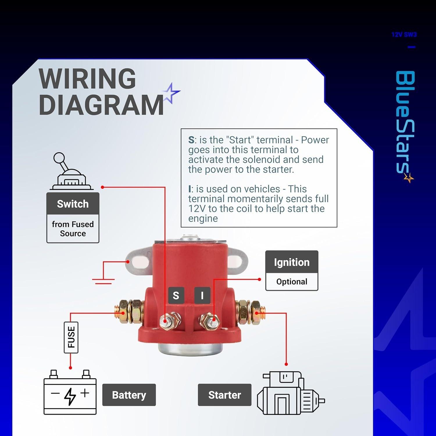 [Lifetime Warranty] 12V Heavy Duty SW3 Hot Rod Starter Solenoid SS581T/ ALL7620 image 6