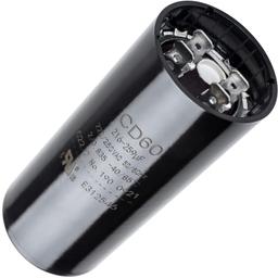 [Lifetime Warranty] 216-259 uF MFD 220-250 VAC 50/60 Hz SC0080 CD60 Round Motor Start Capacitor - Fits AC Motor Run, Fan Start, Heat Pump thumbnail 0