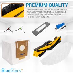 [Lifetime Warranty] Replacement Parts Kit for ECOVACS DEEBOT OZMO T8 (T8 AIVI, T8 MAX), N8 Pro (N8 Pro+), and Yeedi Vac (Vac Max, Vac Station) Robot Vacuum Cleaners - Extra Sweeping Brush thumbnail 5