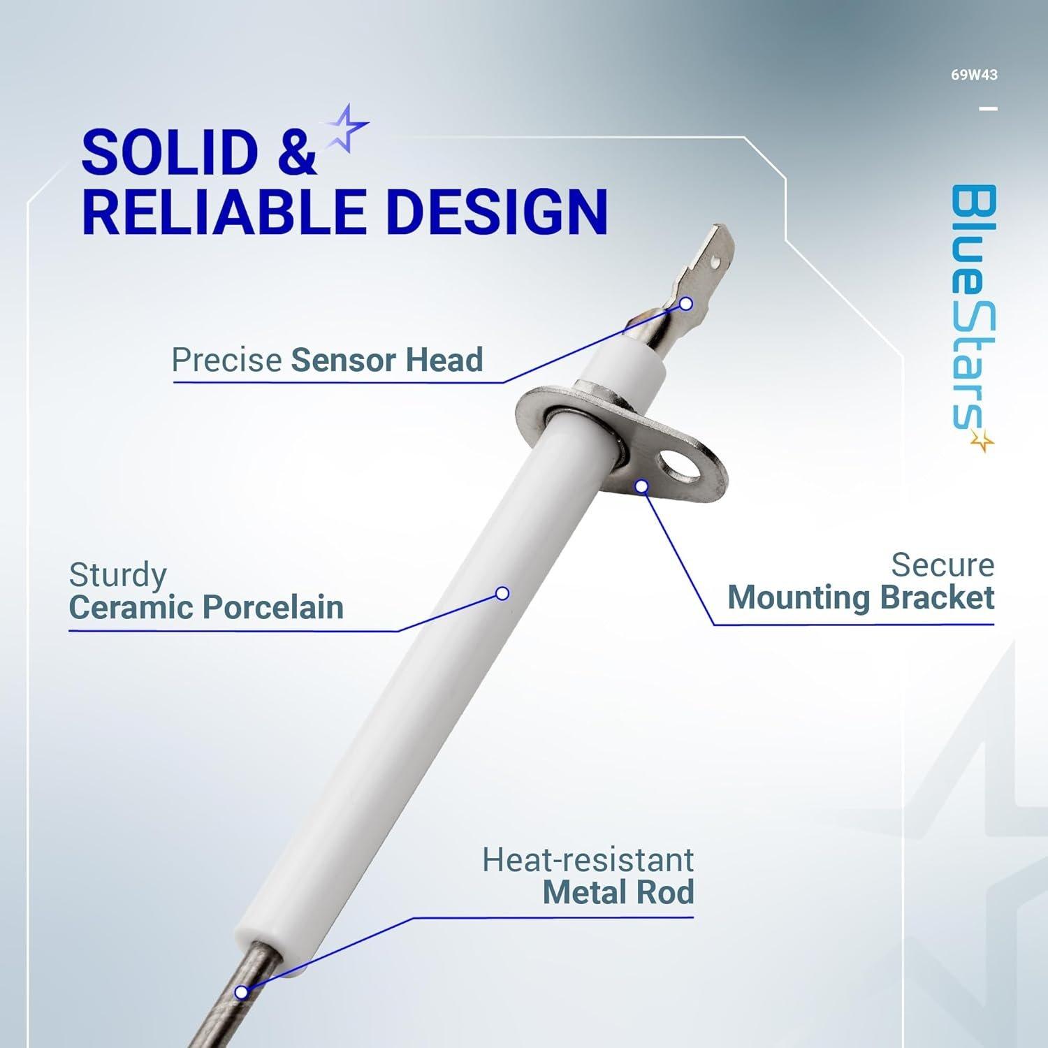 69W43 Furnace Flame Sensor - Pack of 2 image 1