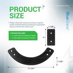 [Lifetime Warranty] 753-04472 735-04033 Rubber Paddle Set thumbnail 1