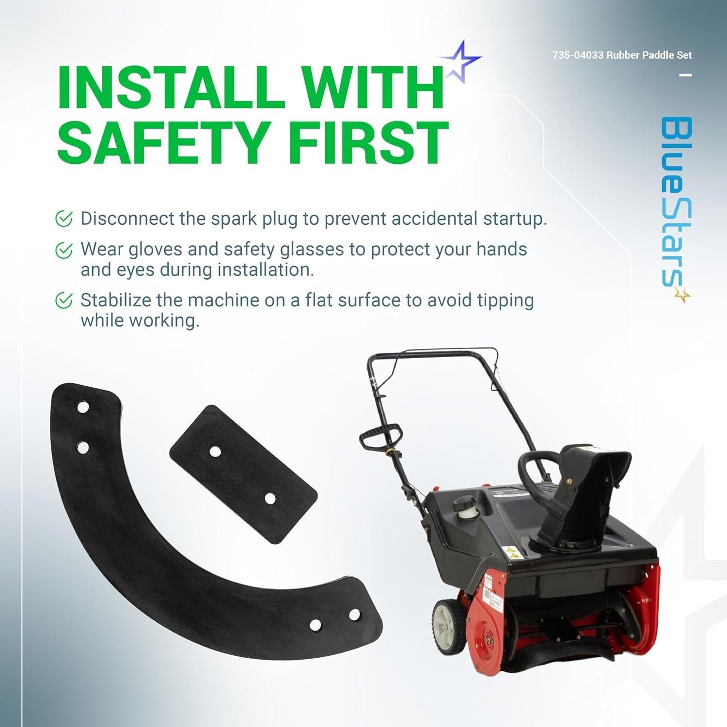 [Lifetime Warranty] 753-04472 735-04033 Rubber Paddle Set image 8