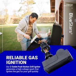 [Lifetime Warranty] DHLG-12 2 Outlet Push Button Grill Ignitor thumbnail 7
