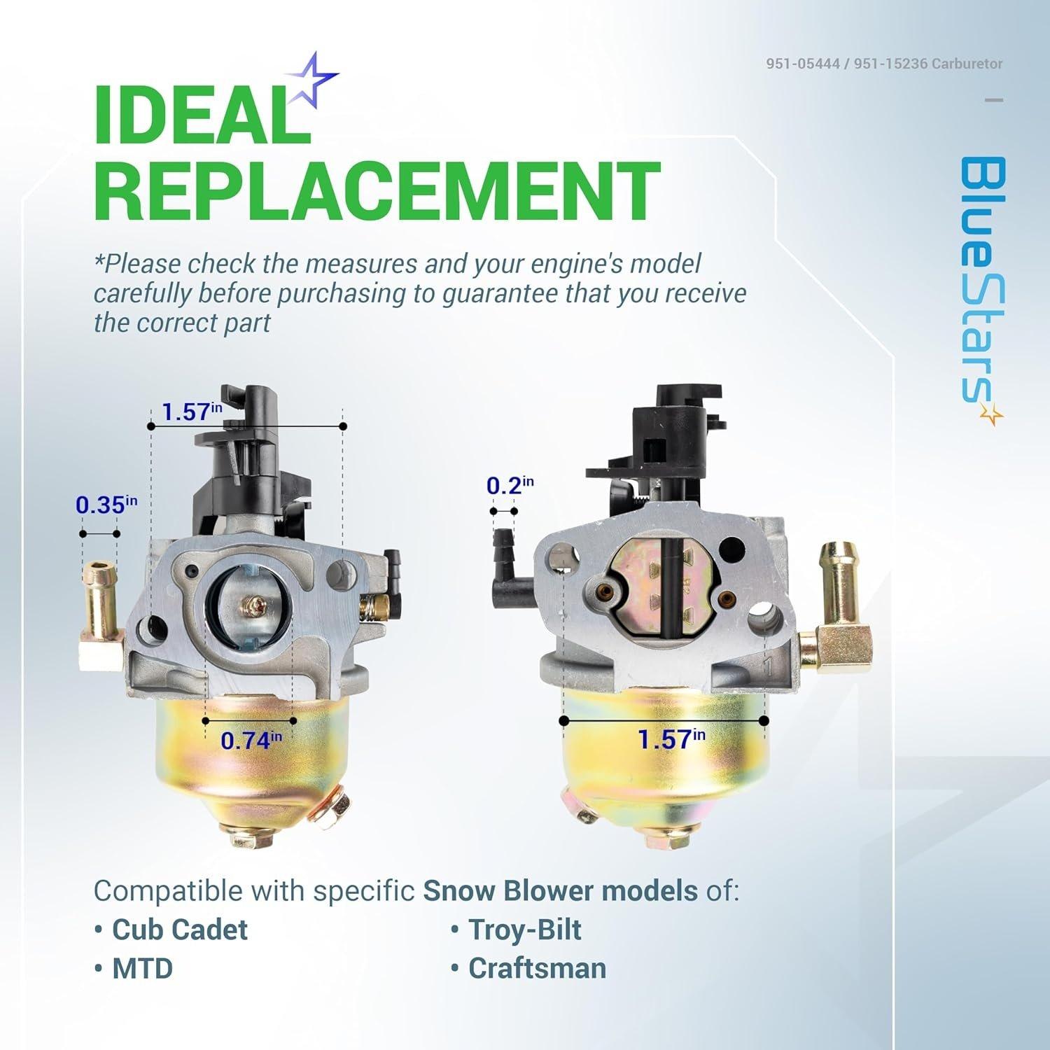 [Lifetime Warranty] 951-05444 Carburetor image 5