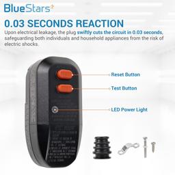 2 PCS GFCI Plug 15 Amp 2 Prongs thumbnail 6