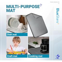 [Lifetime Warranty] Under Sink Mat 34" x 22" Grey thumbnail 4