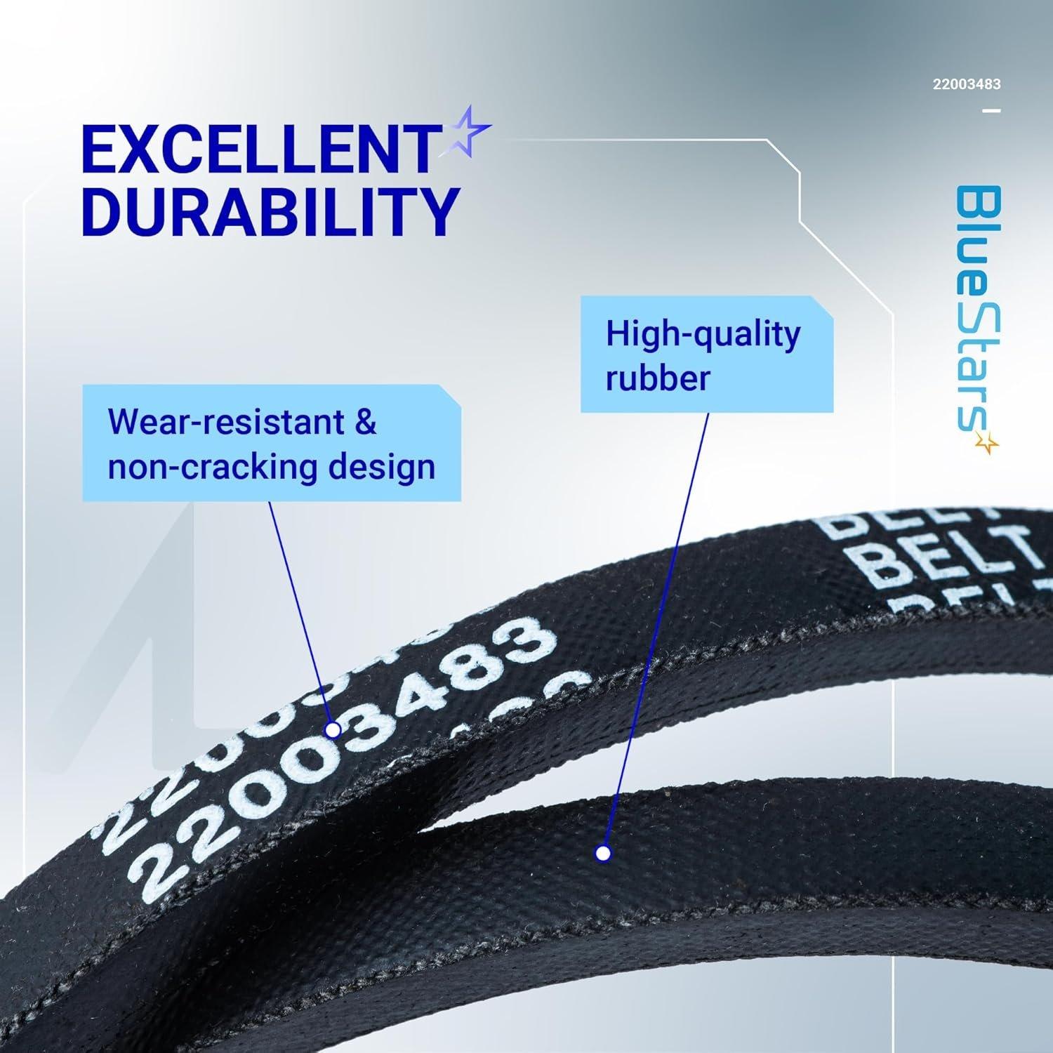 [Lifetime Warranty] 22003483 Washer Drive Belt Replacement - Compatible with Maytag Jenn-Air Washers - Replaces WP22003483 AP6006365 PS11739438 22002709 WP22003483VP PS11739438 image 3
