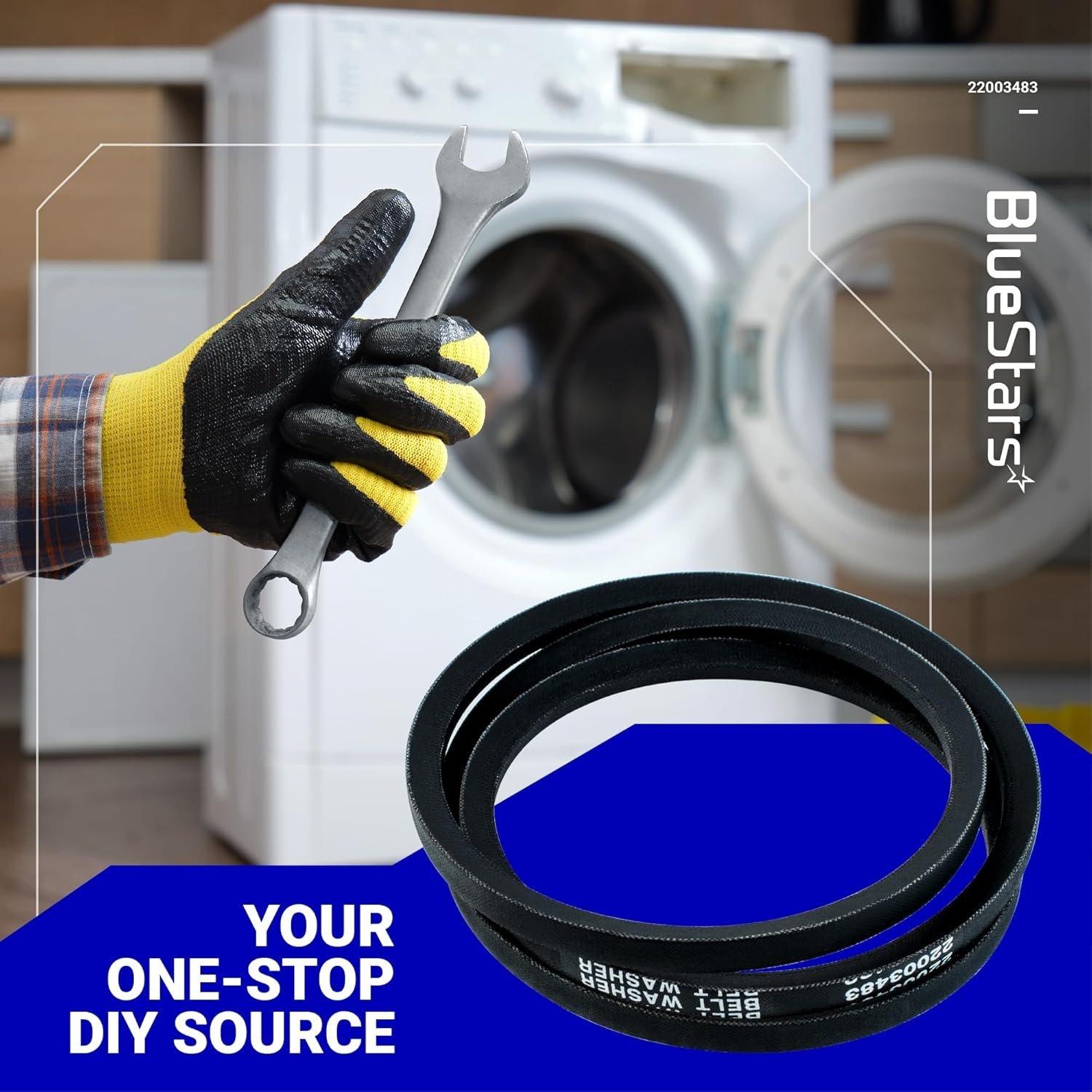 [Lifetime Warranty] 22003483 Washer Drive Belt Replacement - Compatible with Maytag Jenn-Air Washers - Replaces WP22003483 AP6006365 PS11739438 22002709 WP22003483VP PS11739438 image 1