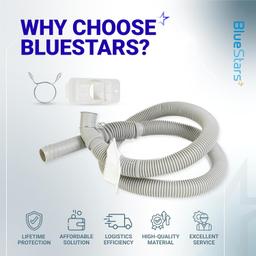 [Lifetime Warranty] AEM73732901 Washer Drain Hose - Compatible with LG Kenmore Washer - Replaces AEM74053001 AEM74073303 MEJ62685201 2702257 PS8749199 AP5783629 5215EA1001A AEM73653001 AEM73732903 thumbnail 7