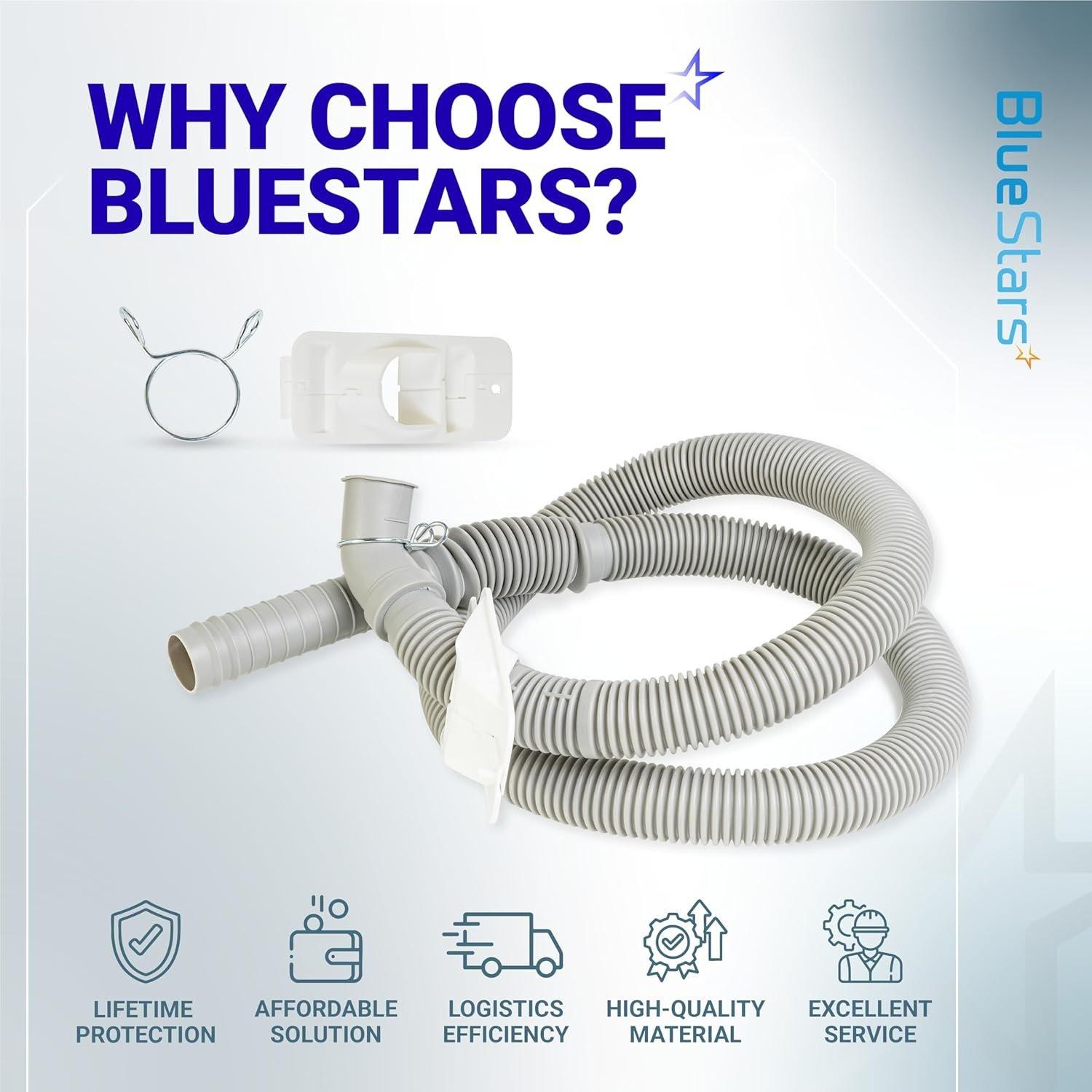 [Lifetime Warranty] AEM73732901 Washer Drain Hose - Compatible with LG Kenmore Washer - Replaces AEM74053001 AEM74073303 MEJ62685201 2702257 PS8749199 AP5783629 5215EA1001A AEM73653001 AEM73732903 image 7