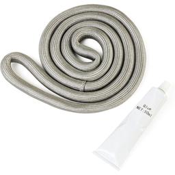 [Lifetime Warranty] W10861521 Dryer Door Seal with Glue - Compatible with Maytag Kenmore Amana Roper Magic Chef Crosley Dryers - Replaces PS11731610 W10730752 438201 AP5999407 WP3405246 thumbnail 0