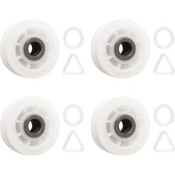 [Lifetime Warranty] 279640 Dryer Idler Pulley Replacement - Compatible with Whirlpool Kenmore Maytag Dryers - Replaces 3388672 697692 AP3094197 W10468057 - Pack of 4 thumbnail 0