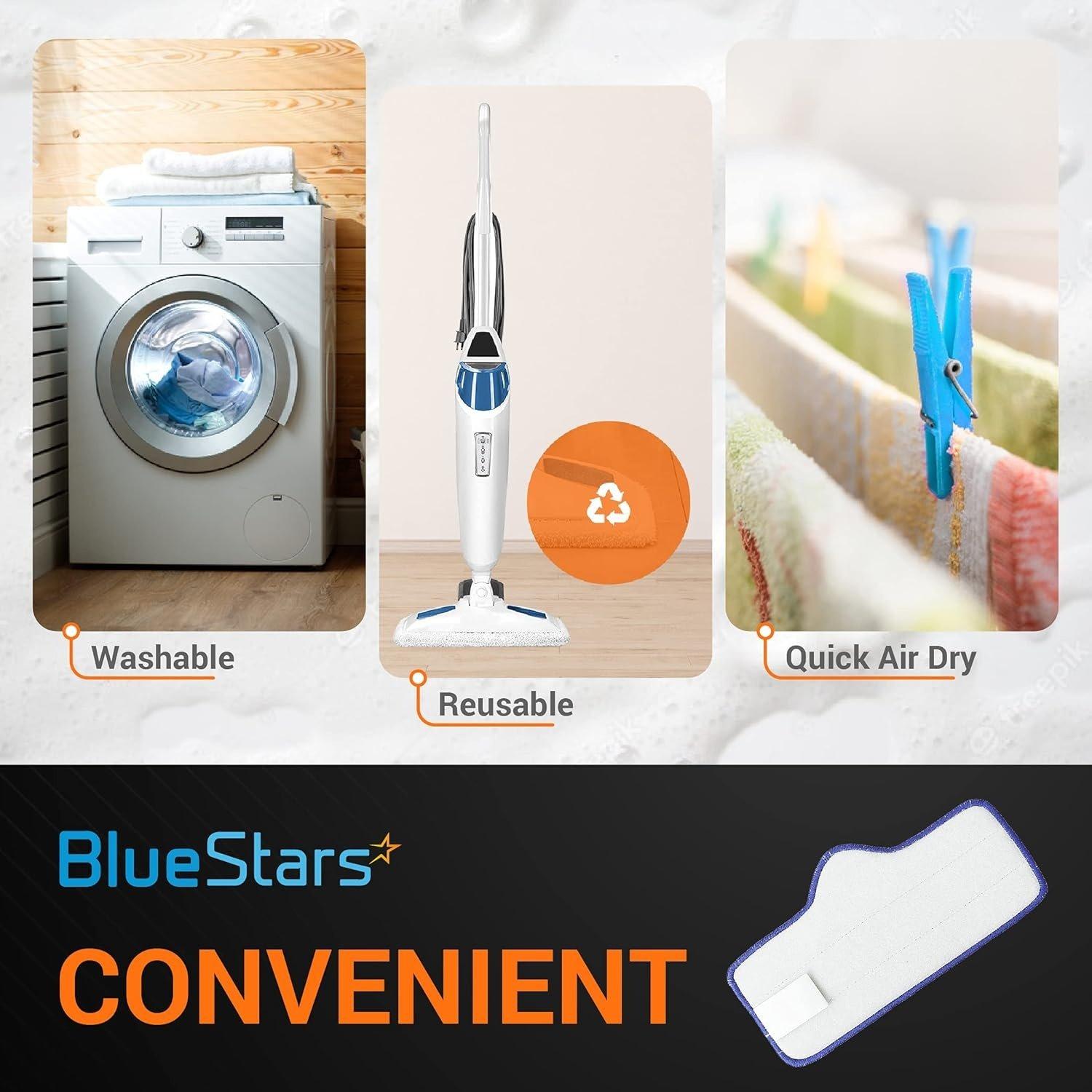 [Lifetime Warranty] Microfiber Mop Pad Compatible with Dupray Neat Steam Cleaners - Pack of 8 image 5