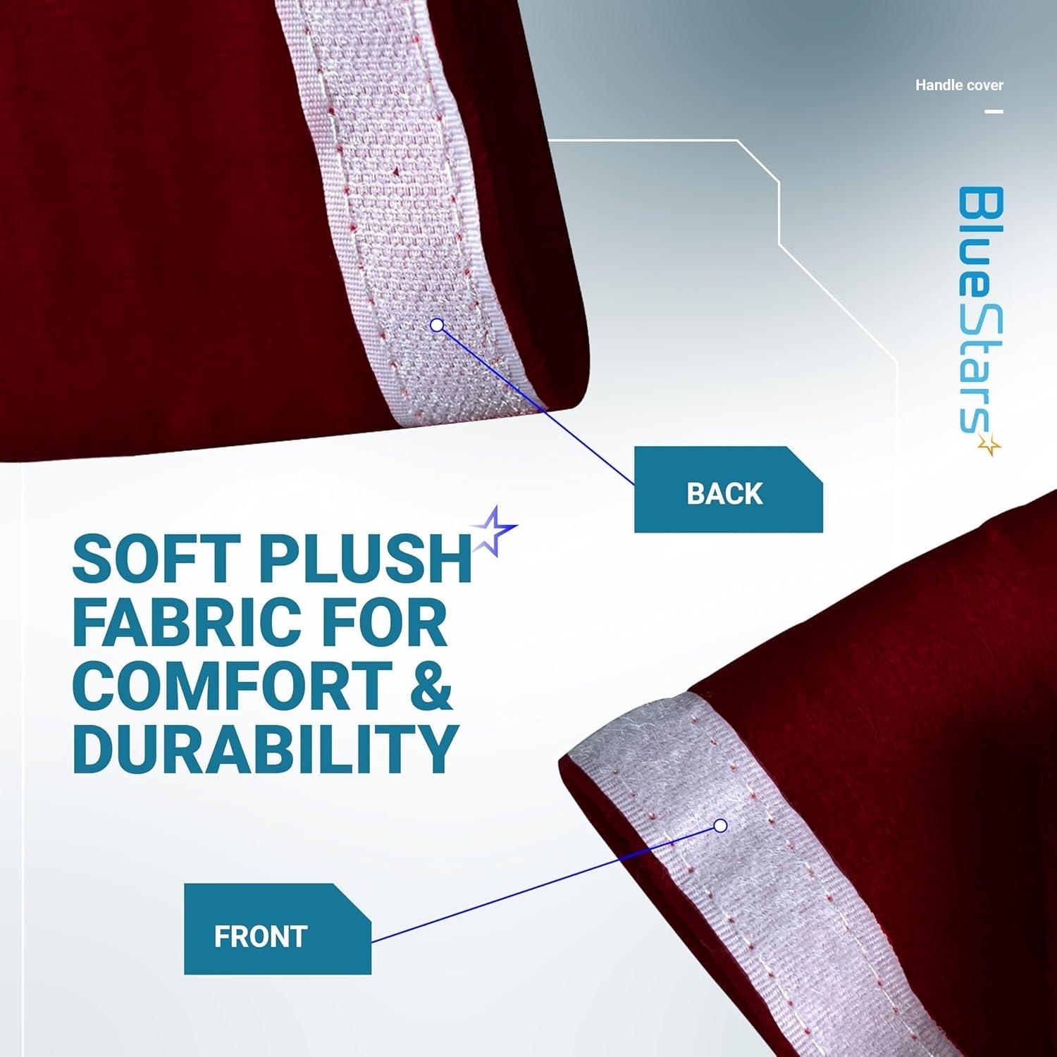 [Lifetime Warranty] Refrigerator Door Handle Covers, Keep Your Kitchen Appliances Clean from Smudges, Drips, Food Stains, Oil, Decor Protector for Fridge, Ovens, Dishwashers, Microwaves (Red) - Pack of 6 image 6