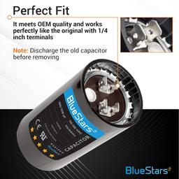 590-708 mfd 110-150VAC ±20% Volts Round Motor Start Capacitor 50/60 Hz AC thumbnail 4