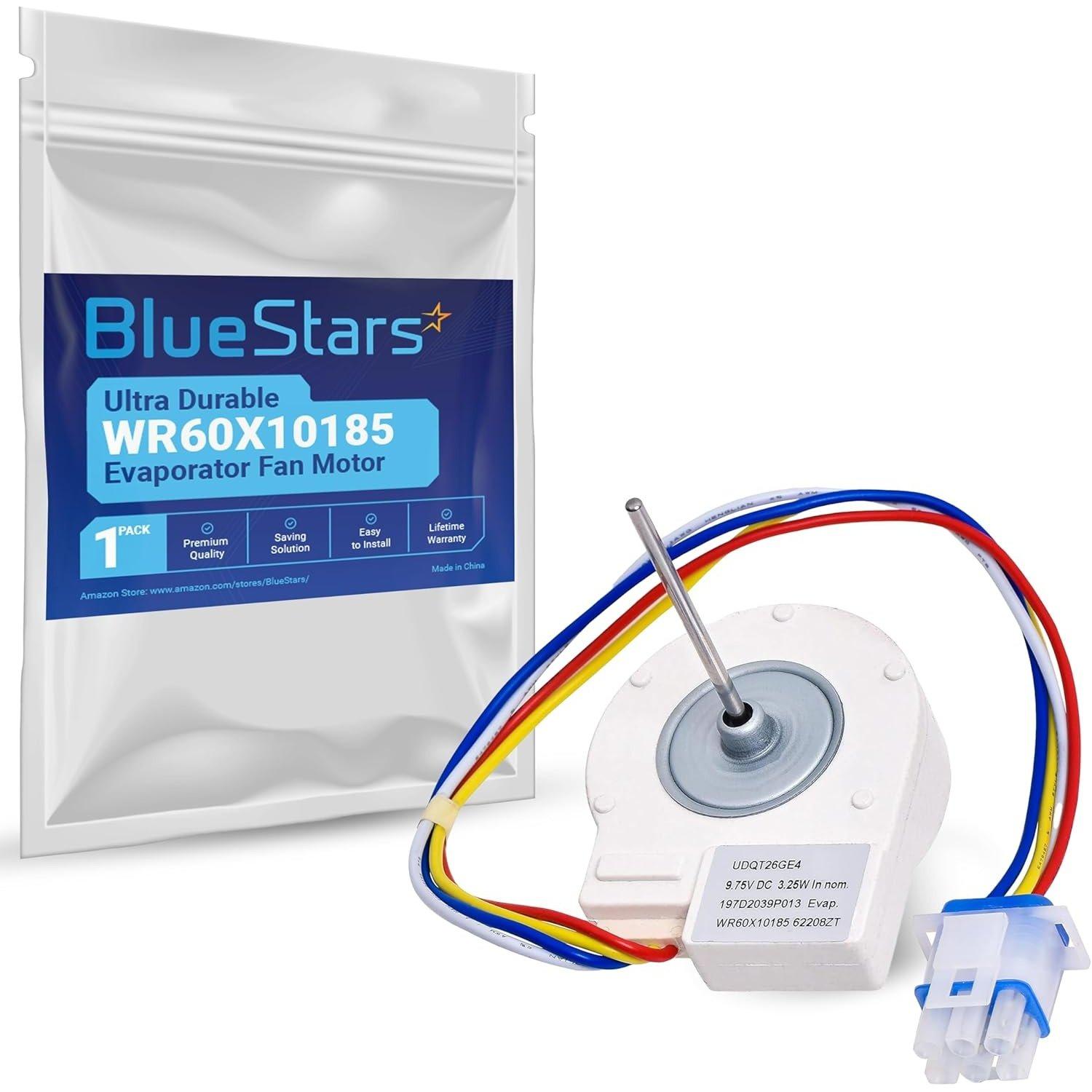 [Lifetime Warranty] WR60X10185 Evaporator Fan Motor for GE & Hotpoint Refrigerators - Replaces WR23X10353 WR23X10355 WR23X10364 PS1019114 AP3875639 WR60X10043 WR60X10154 image 0