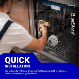 [Lifetime Warranty] WD01X27759 Dishwasher Countertop Bracket - Compatible with GE & Hotpoint Dishwashers - Replaces 4961783 AP6994863 PS16219683 thumbnail 1