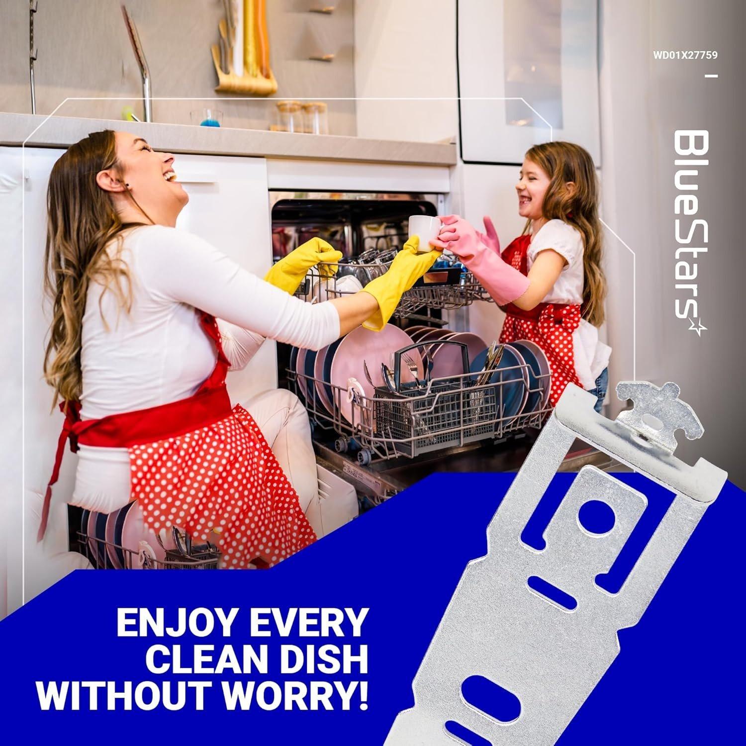 [Lifetime Warranty] WD01X27759 Dishwasher Countertop Bracket - Compatible with GE & Hotpoint Dishwashers - Replaces 4961783 AP6994863 PS16219683 image 2