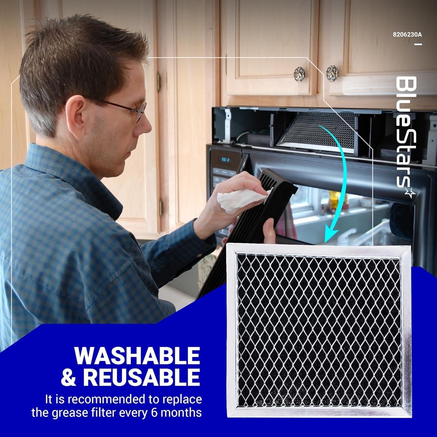 5-pack 8206230A Microwave Charcoal Filter image 2