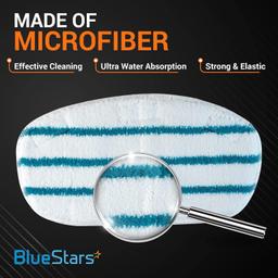 [Lifetime Warranty] Microfiber Steam Mop Pads Replacement - Compatible with PurSteam ThermaPro 10-in-1 and ThermaPro 211 Steam Mop Cleaners - Pack of 10 thumbnail 3