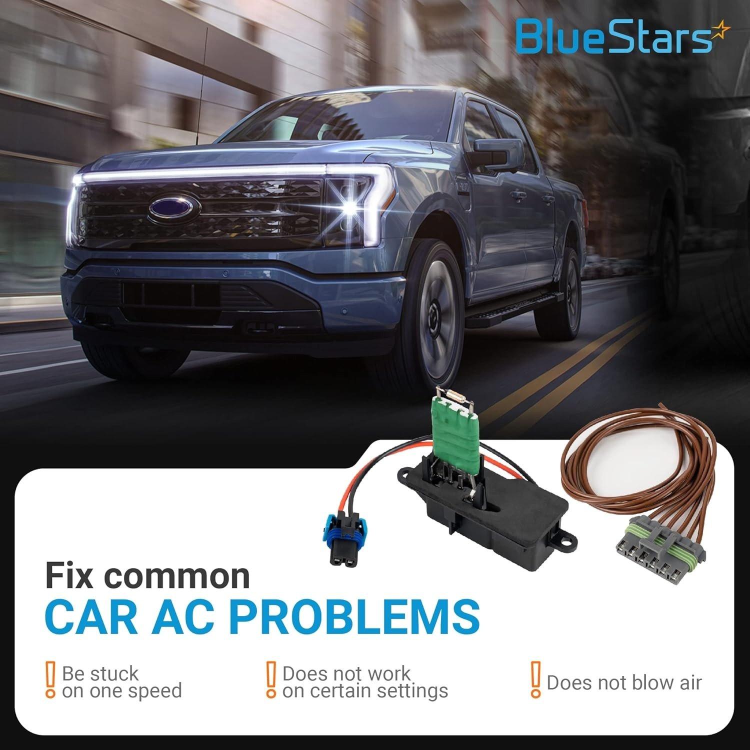 [Lifetime Warranty] 973-407 Front HVAC Fan Blower Motor Resistor image 1