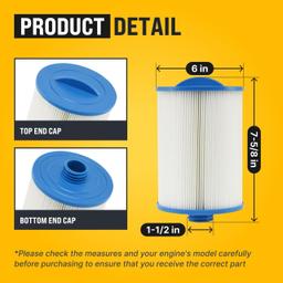 [Lifetime Warranty] 6CH-940 Pool & Spa Filter thumbnail 5