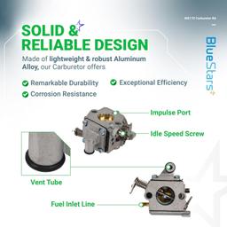 [Lifetime Warranty] MS170 Carburetor - Compatible with STIHL Chainsaw thumbnail 2
