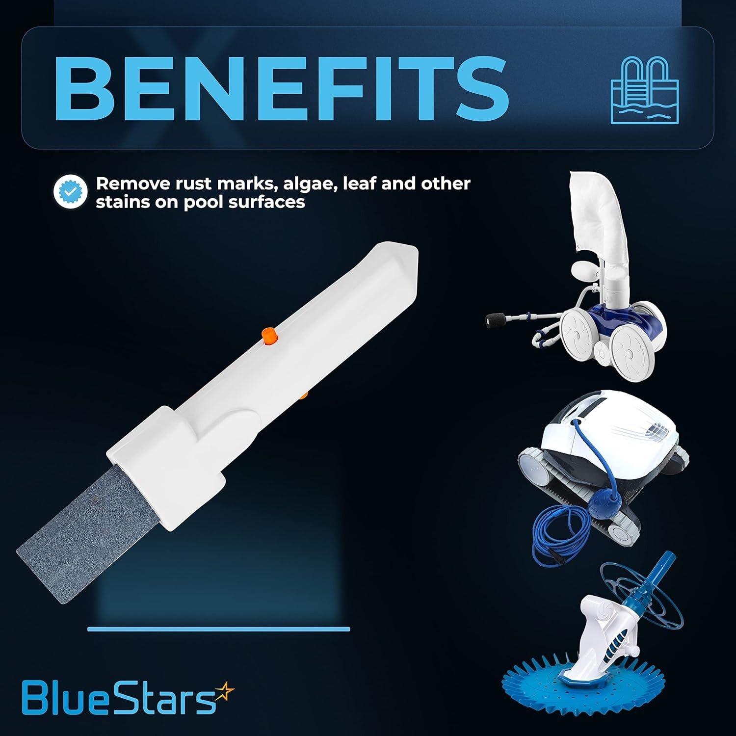 [Lifetime Warranty] Pool Pumice Stone with EZ-Clip Handle Pumice image 1