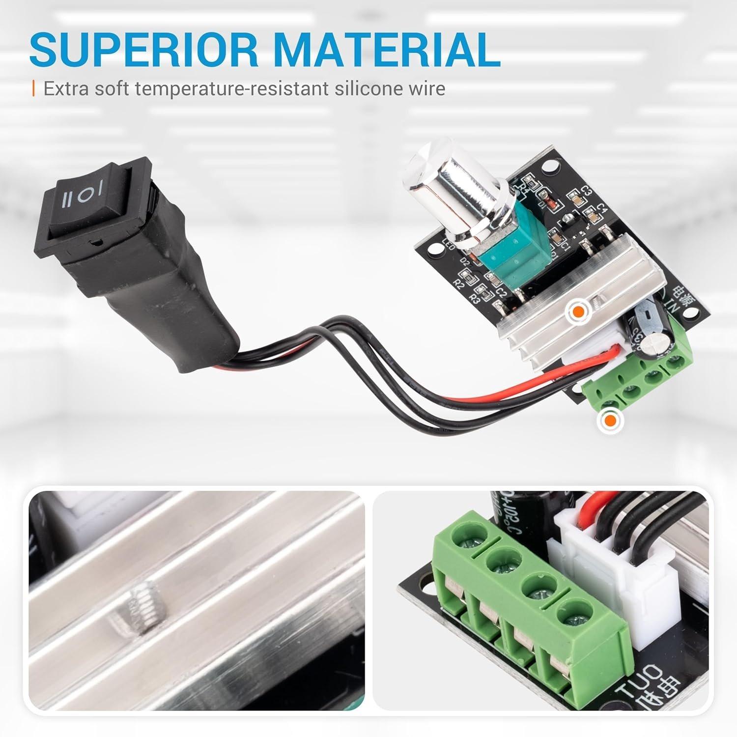 [Lifetime Warranty] Motor Speed Controller Speed with Speed Control Knob image 3