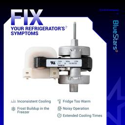 [Lifetime Warranty] W10189703 Refrigerator Evaporator Fan Motor - Compatible with Whirlpool Maytag Kenmore Refrigerators - Replaces WPW10189703 W10208121 2219647 AP6016598 10449505 thumbnail 4