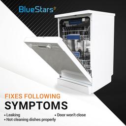 [Lifetime Warranty] 154827601 Door Seal, 809006501 Lower Seal, 154701001 Splash Shield Kit - Compatible with Frigidaire Kenmore Crosley Dishwashers - Replaces AP5690109 AP5809675 AP4338941 thumbnail 2