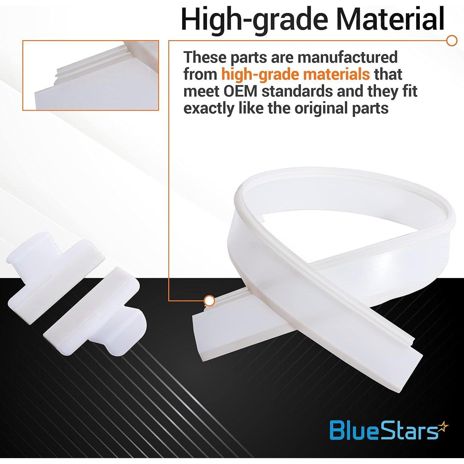 [Lifetime Warranty] 154827601 Door Seal, 809006501 Lower Seal, 154701001 Splash Shield Kit - Compatible with Frigidaire Kenmore Crosley Dishwashers - Replaces AP5690109 AP5809675 AP4338941 image 5