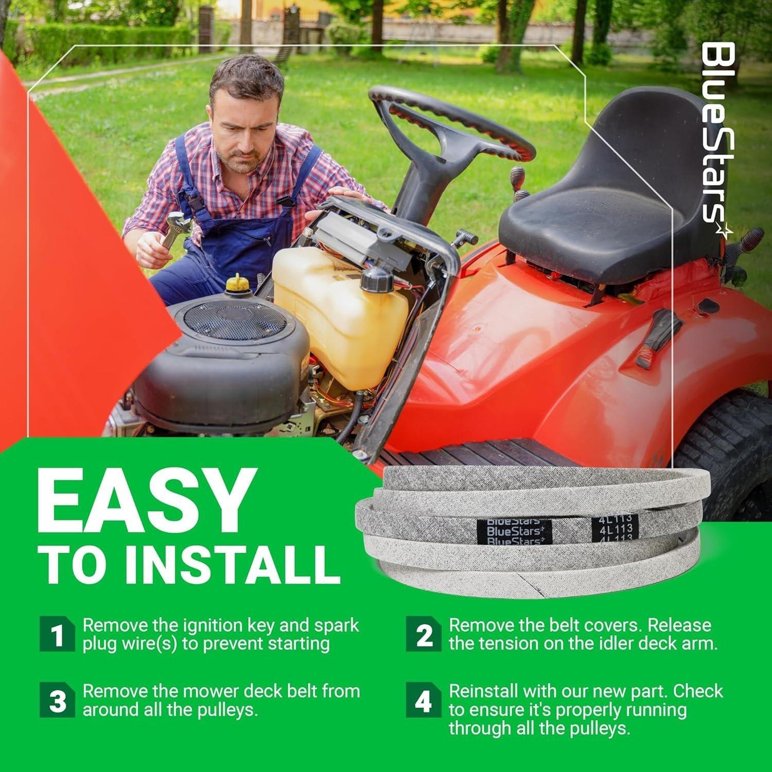 [Lifetime Warranty] Mower Deck Belt 119-8819 1/2" x 113 1/2" image 8