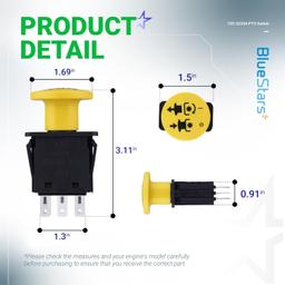 [Lifetime Warranty] 725-3233A Clutch PTO Switch thumbnail 2