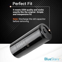 [Lifetime Warranty] 189-227 uF MFD 220-250 VAC Round Start Capacitor 50/60 Hz - Fits Electric Motor, OEM Single Phase Motor thumbnail 4