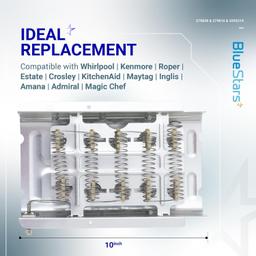 [Lifetime Warranty] 279838 W10724237 Dryer Heating Element Kit - For Whirlpool Kenmore Roper Maytag Amana NED4655EW1 WED4815EW1 MEDC215EW1 RED4640YQ0 RED4440VQ1 REX4634KQ1 RED4440SQ0 thumbnail 2