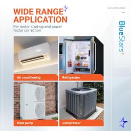 [Lifetime Warranty] 45+5 uF MFD 370/440 VAC Round Dual Circular Run Capacitor CBB65 50/60 Hz - Fits AC Motor Run, Fan Start, Condenser - Pack of 2 thumbnail 1