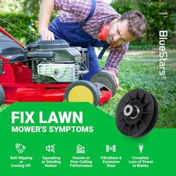 2 Pcs 194326 V-Idler Pulley with Carriage Bolt thumbnail 1