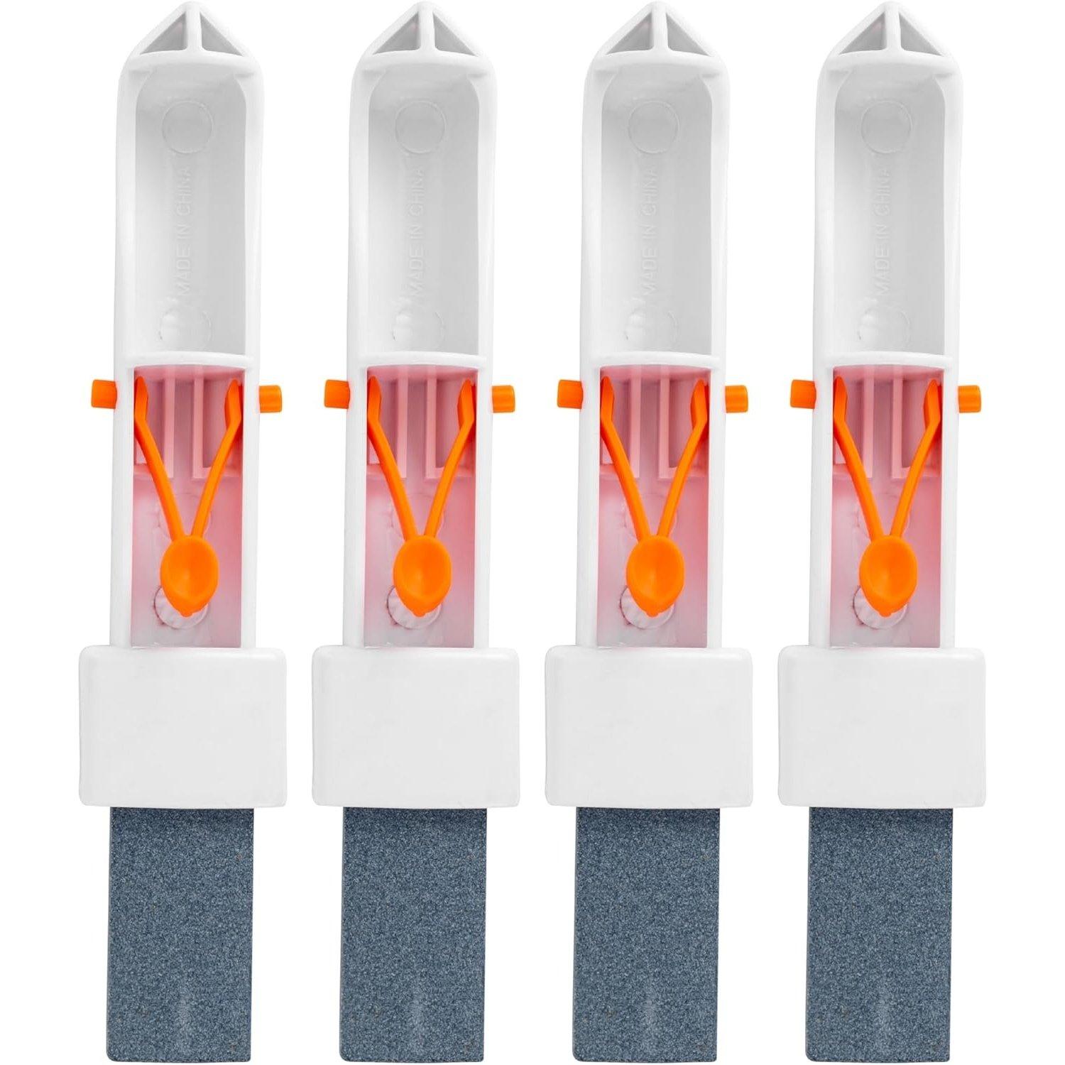 [Lifetime Warranty] Pool Pumice Stone with EZ-Clip Handle Pumice Sticks Stone - Pack of 4 image 0