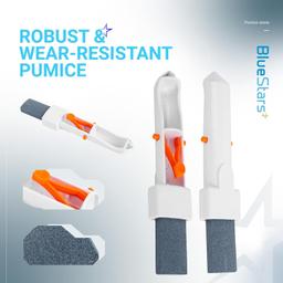 [Lifetime Warranty] Pool Pumice Stone with EZ-Clip Handle Pumice Sticks Stone - Pack of 4 thumbnail 4