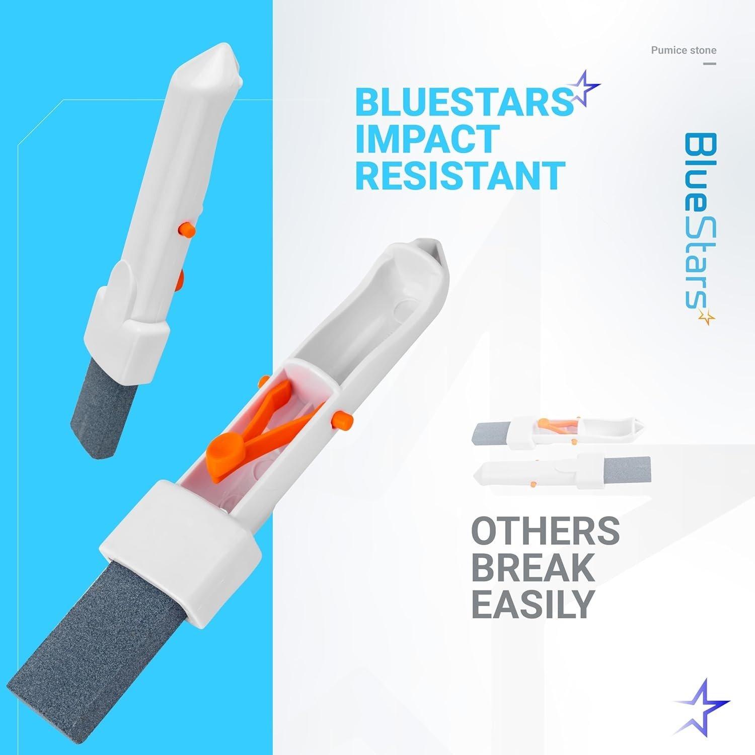 [Lifetime Warranty] Pool Pumice Stone with EZ-Clip Handle Pumice Sticks Stone - Pack of 4 image 3